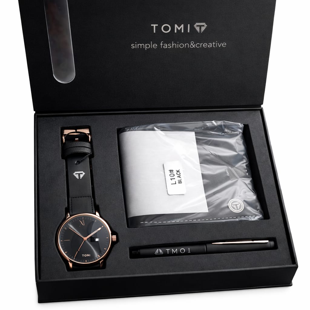 Men’s Premium Watch Gift Set – TOMI Edition