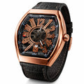 Aurora Rose Leather Chronograph Watch