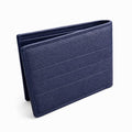 Classic Blue Leather Wallet