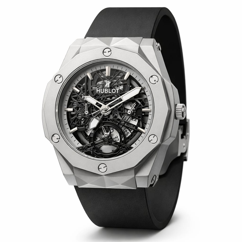 Apex Skeleton Silicone Strap Watch