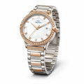 Neptune Women’s Luxury Rose Gold & Silver Analog Watch