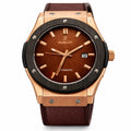 Imperial Rose Leather Watch