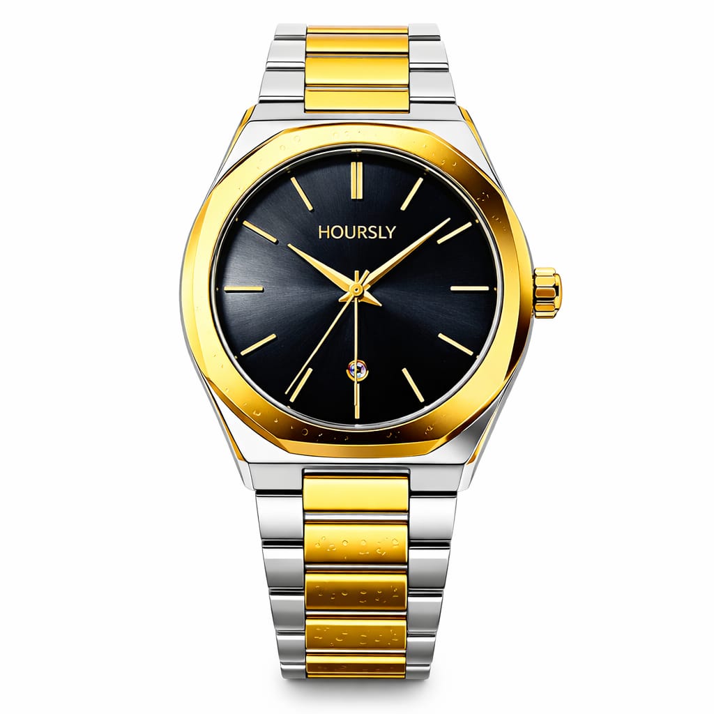 Golden Hour Stainless Steel Watch