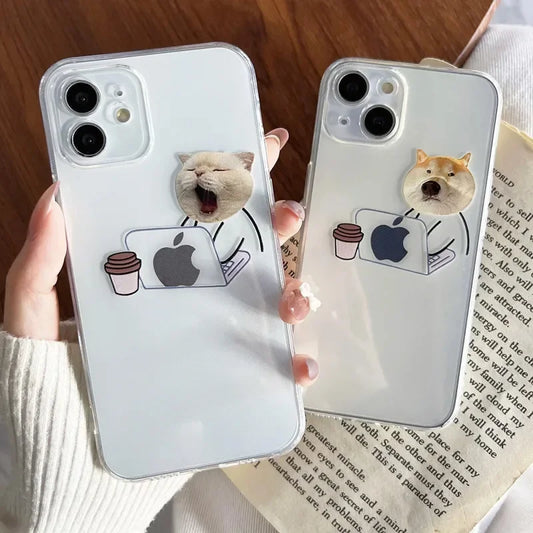 Funny working Cats and Dogs phone cases