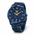 Midnight Blue Steel Luxury Watch